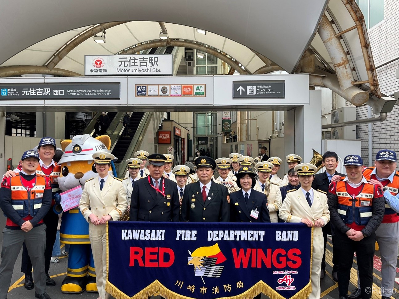 【中原消防団春の火災予防運動中のイベントにフロンティアーズから４名の消防団員が参加しました】のサムネイル