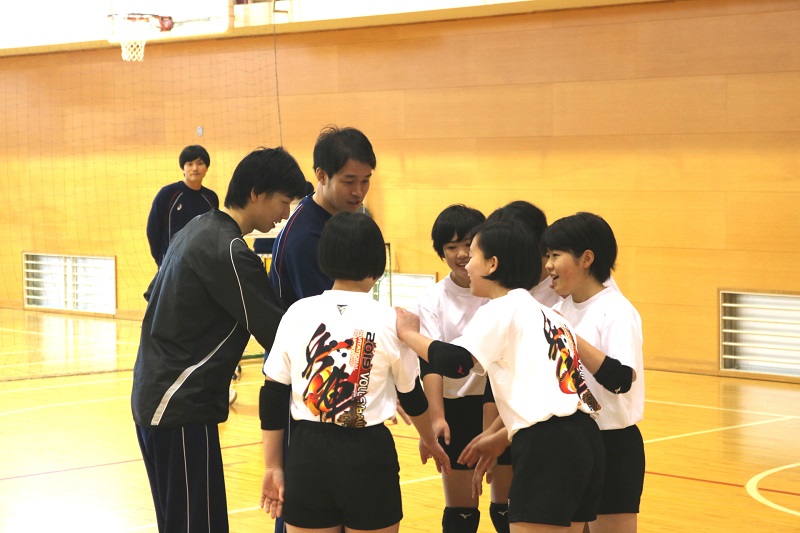 #2 野々池中学校バレーボール教室-2月23日-